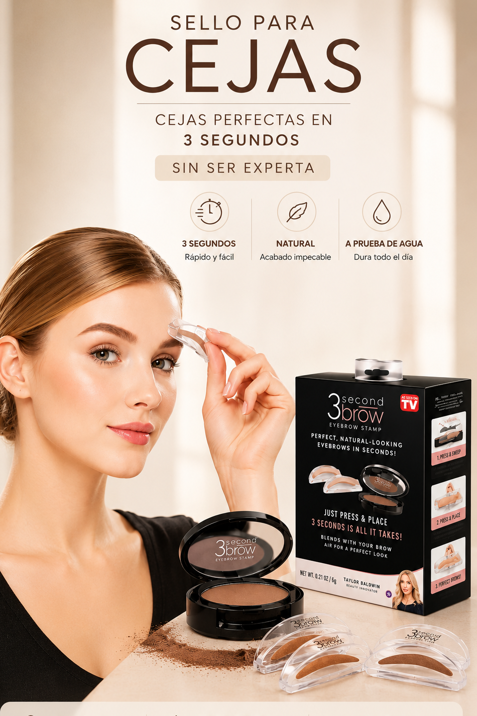 CEJAS PERFECTAS EN 3 SEGUNDOS SIN SER EXPERTA
