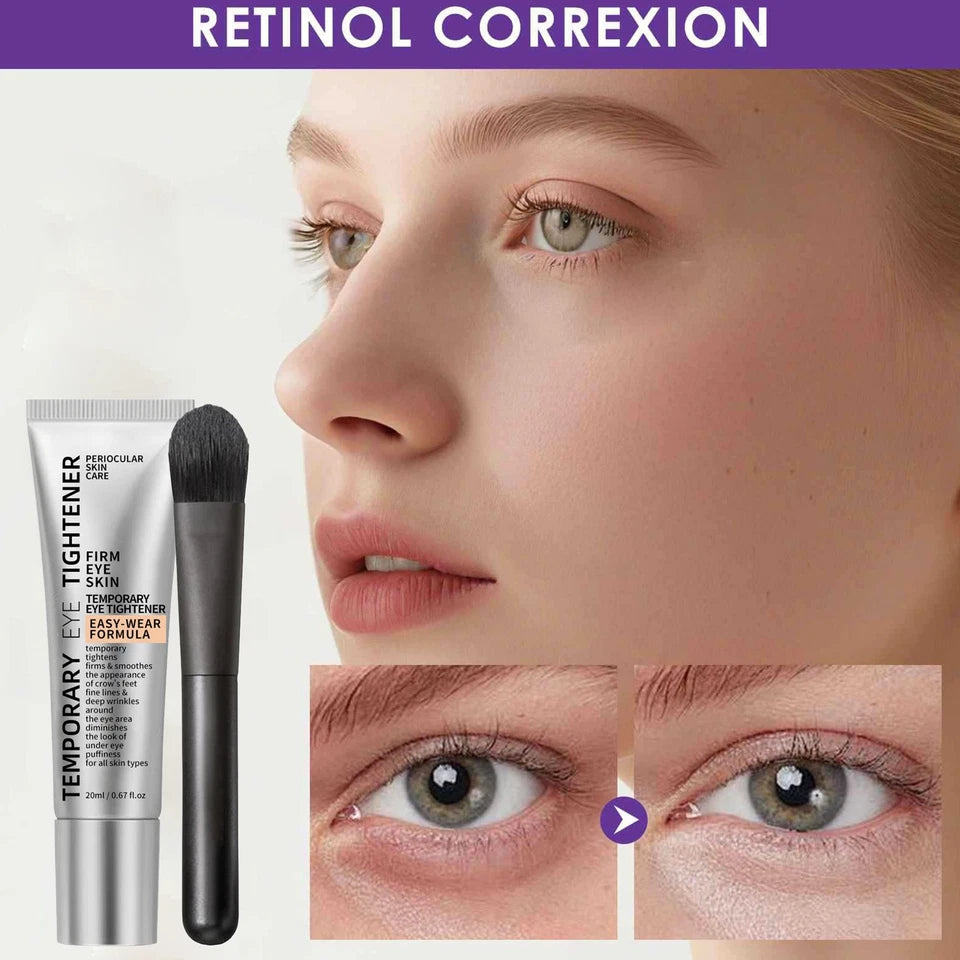 Aplicación de corrector en el contorno de ojos